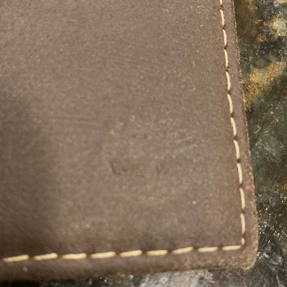 Timberland Slim fold Brown Leather Bifold Wallet - Picture 2 of 8